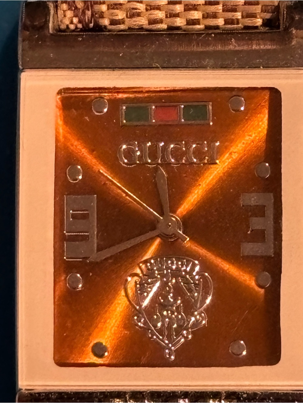 Gucci Stainless Steel Watch Case Back - Silver